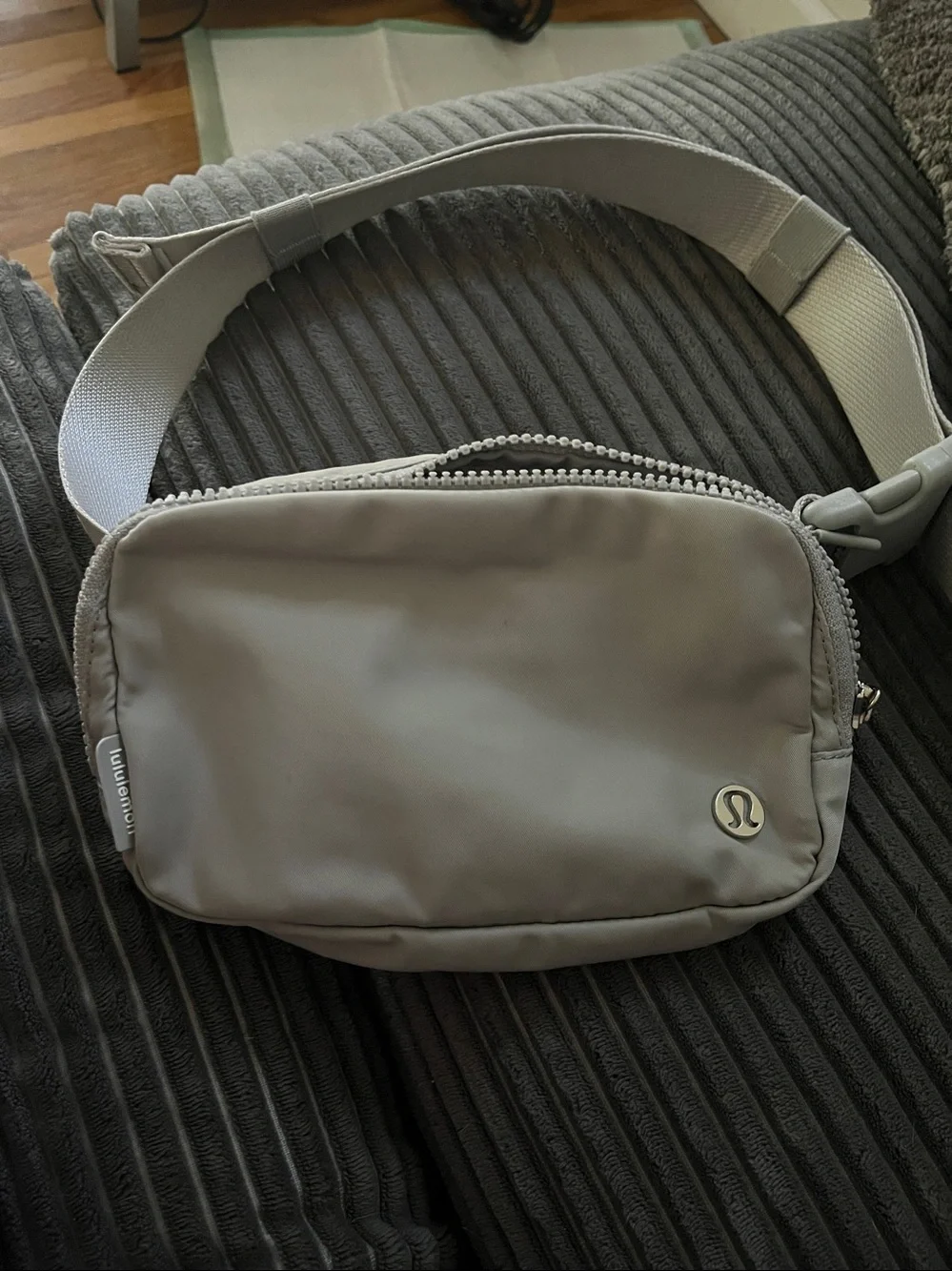 Lululemon Beige Crossbody Belt Bag Grey